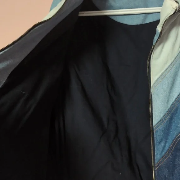 FARM Rio Puff Jean Jacket Size P - Picture 7 of 11